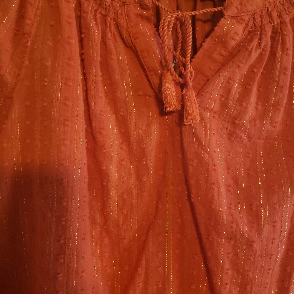 Red Long sleeve blouse !!!! - Picture 6 of 6